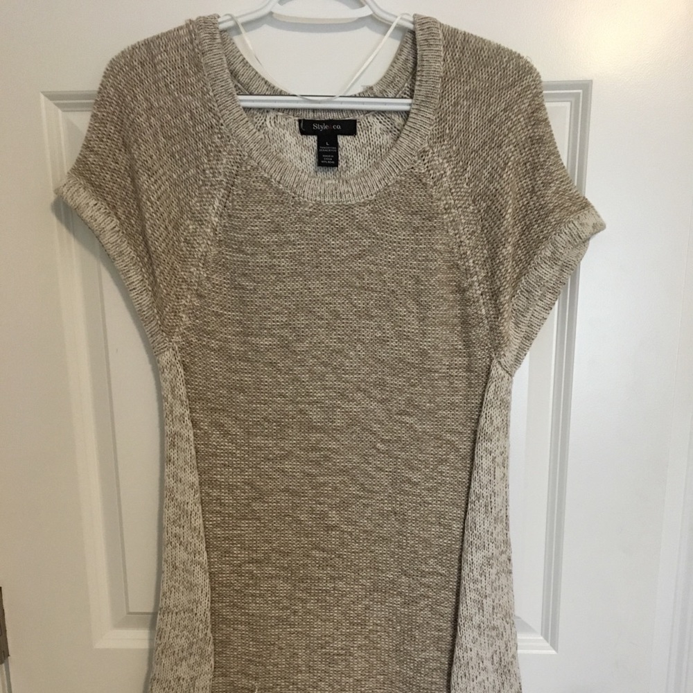 Two tone knit dress. Size L